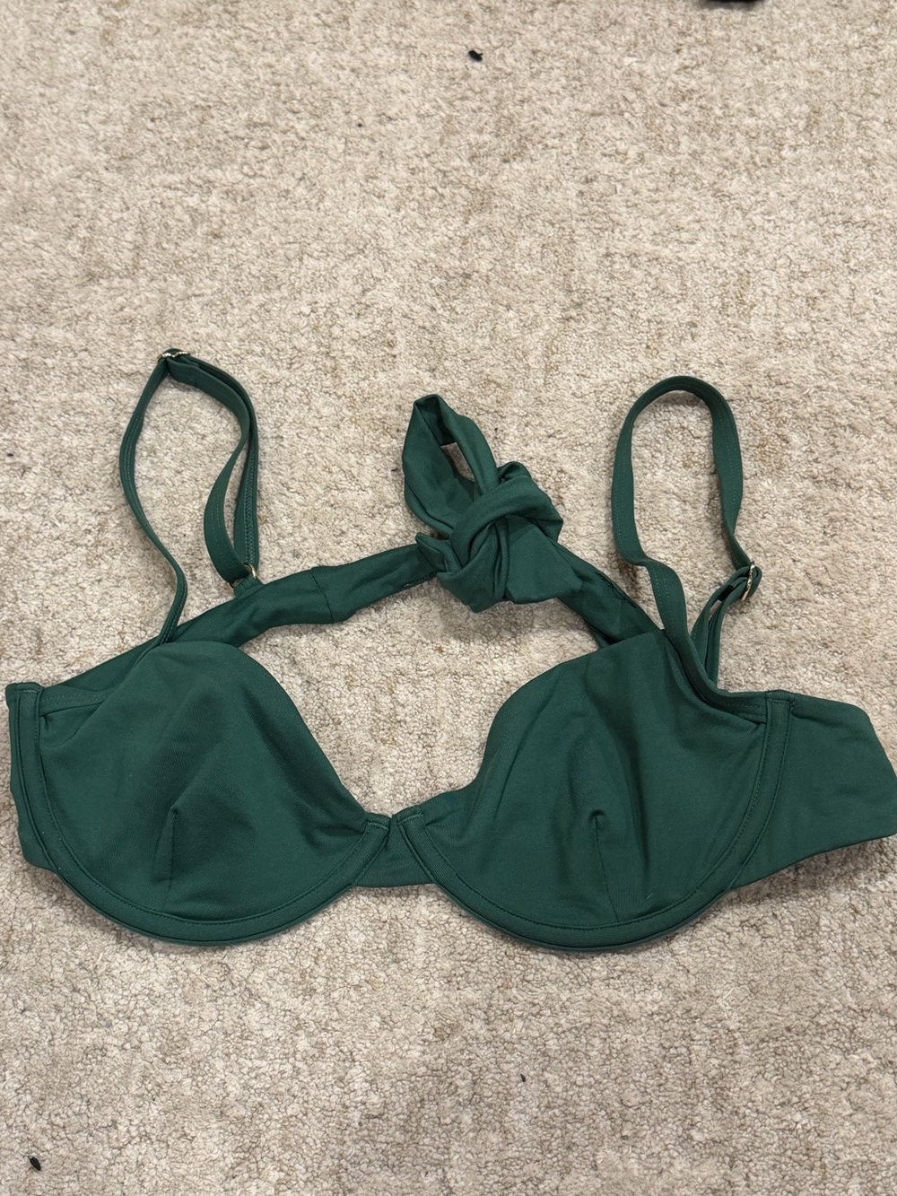Monday Swimwear Deep Green Underwire Bikini Top